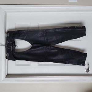 UNIK Ultra XS black leather chaps